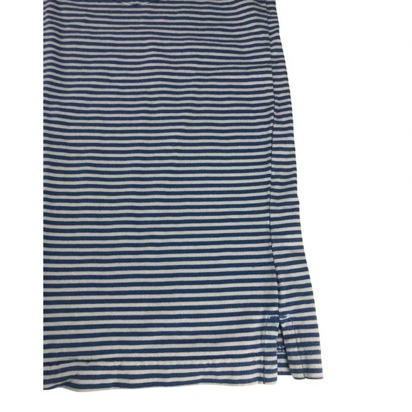 IZOD Saltwater Men's Blue White Stripe Short Sleeve‎ Polo Shirt Size Small - Picture 7 of 8